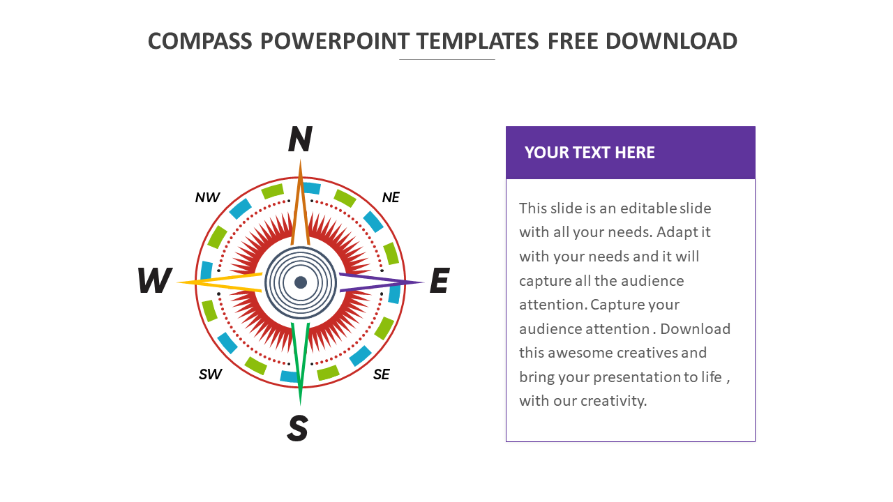 compass powerpoint templates free download